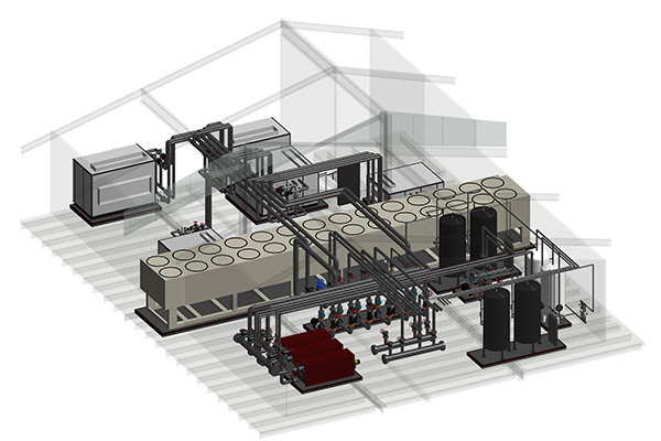 Pharmacy Boiler Room 3D Modeling With Revit MEP