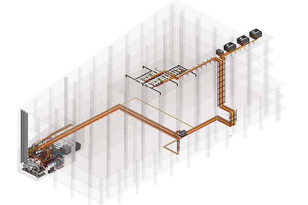 Central Heating Facilities 3D Modeling